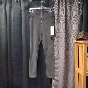 Elegant Charcoal Skinny Jeans